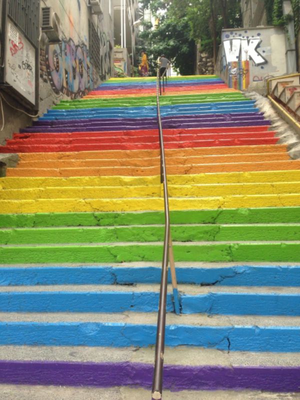 rainbow stairs 2